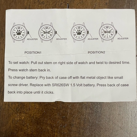 Paw Print Watch Purple Silicone Band New - Picture 8 of 8